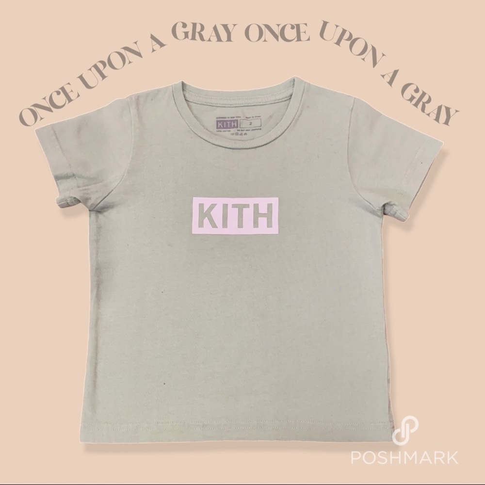 KITH Kidset Classic Logo Tee, Mint, Size 2 / 2T